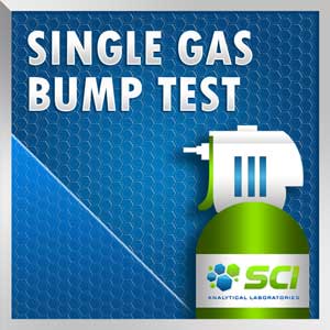 single gas bump test