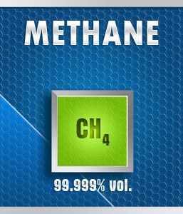 Gasco 132: Methane (CH4) 99.999% vol. Calibration Gas
