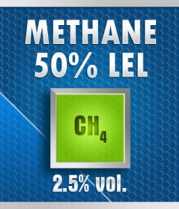 Gasco 135A-2.5: Methane (CH4) 2.5% vol. (50% LEL) Calibration Gas