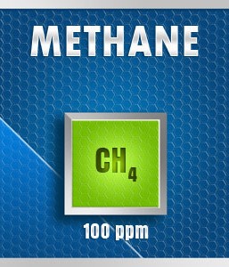 Gasco Bump Test 150A-100: Methane (CH4) Calibration Gas – 100 PPM