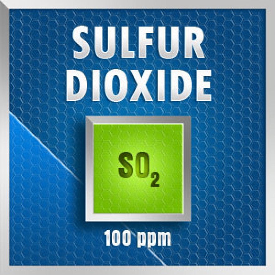 Gasco 175-100: Sulfur Dioxide (SO2) Calibration Gas – 100 PPM 1