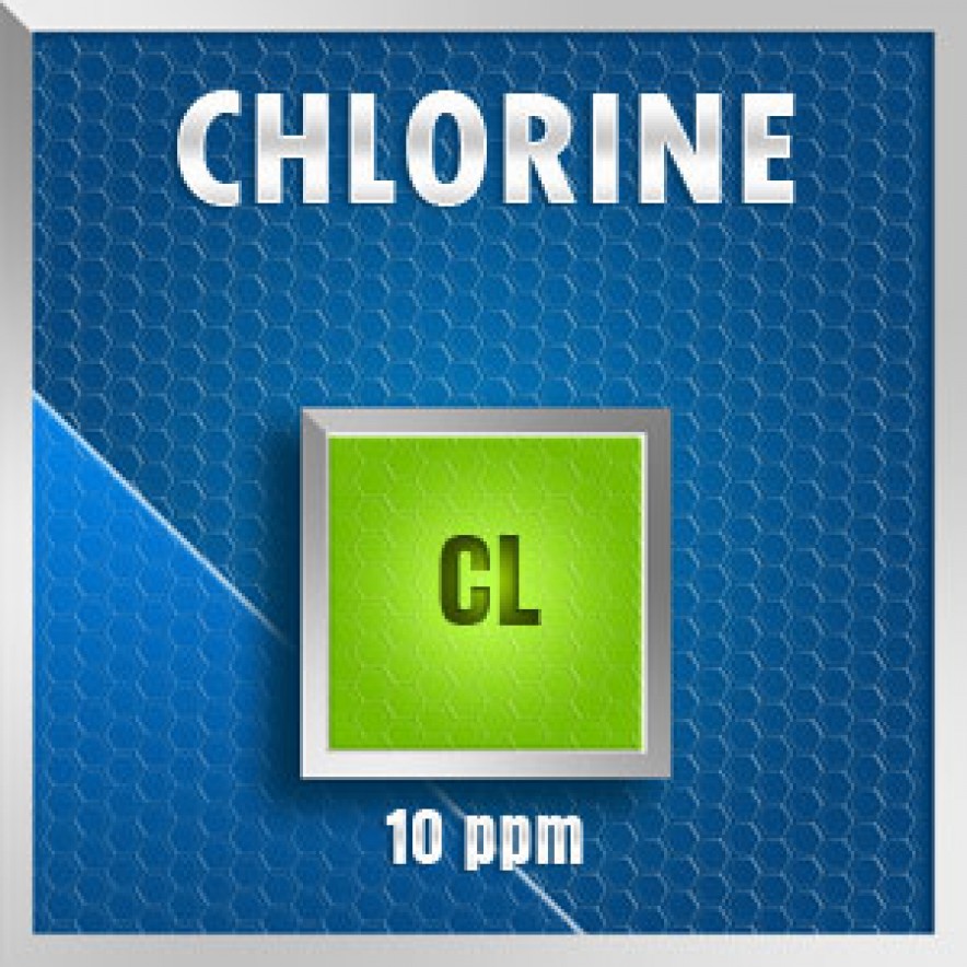 Gasco 252-10: Chlorine (Cl) Calibration Gas – 10 PPM 1