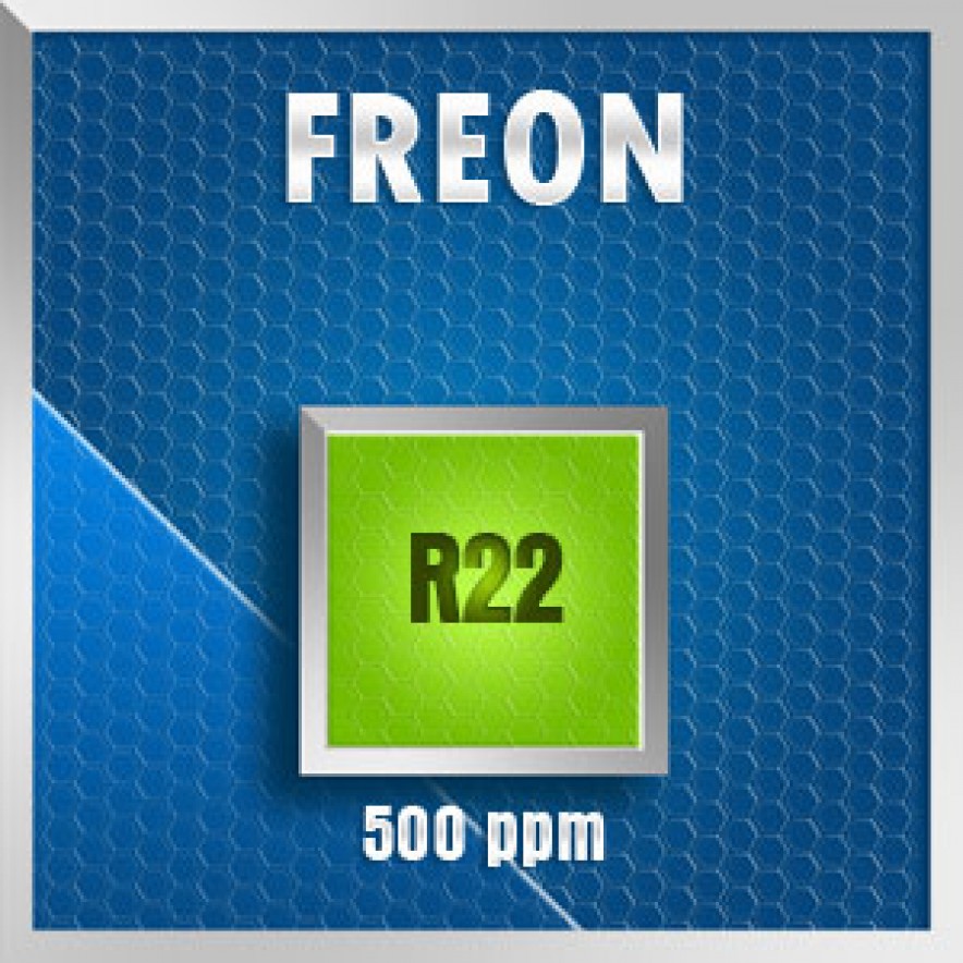 Gasco 77-500: Freon R22 Calibration Gas – 500 PPM 1