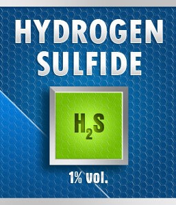 Gasco Bump Test 98-1: Hydrogen Sulfide (H2S) 1% vol. Calibration Gas