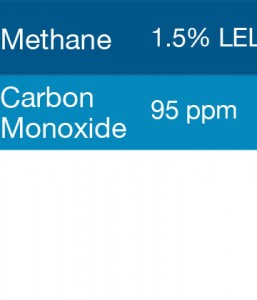 Gasco 362 Multi-Gas Mix: 95 PPM Carbon Monoxide, 1.5% Volume Methane, Balance Air