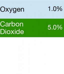 Gasco 391 Multi-Gas Mix: 5.0% Carbon Dioxide, 1.0% Oxygen, Balance Nitrogen