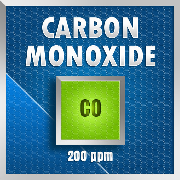 Gasco Bump Test 50-200: Carbon Monoxide (CO) Calibration Gas – 200 PPM