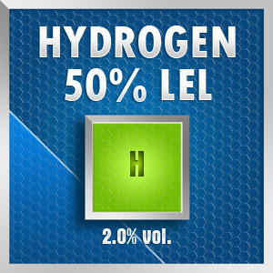 Gasco Bump Test 85-2: Hydrogen (H) 2.0% vol. (50% LEL) Calibration Gas –