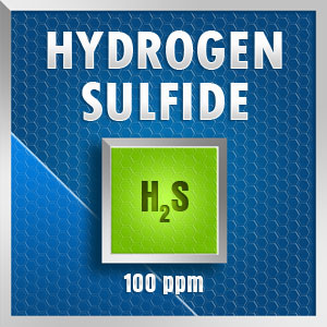 Gasco Bump Test 99-100: Hydrogen Sulfide (H2S) Calibration Gas – 100 PPM
