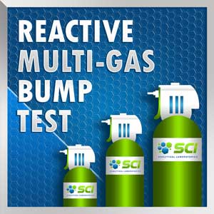 Reactive Bump Test Multi-Gas Mixtures